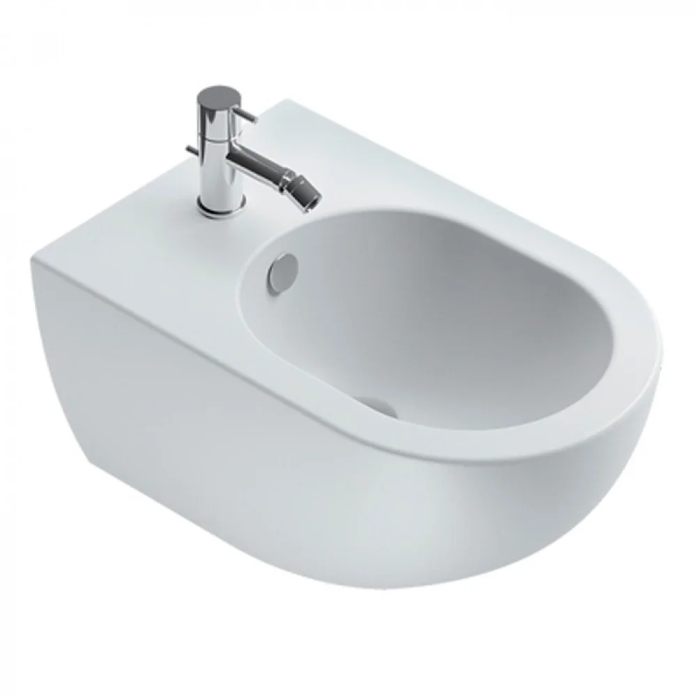 Біде навісне Catalano Sfera з набором фіксаторів, біле матове (1BSF54BM_5KFST00) /новий артикул 1BSF54BM_9056060000/