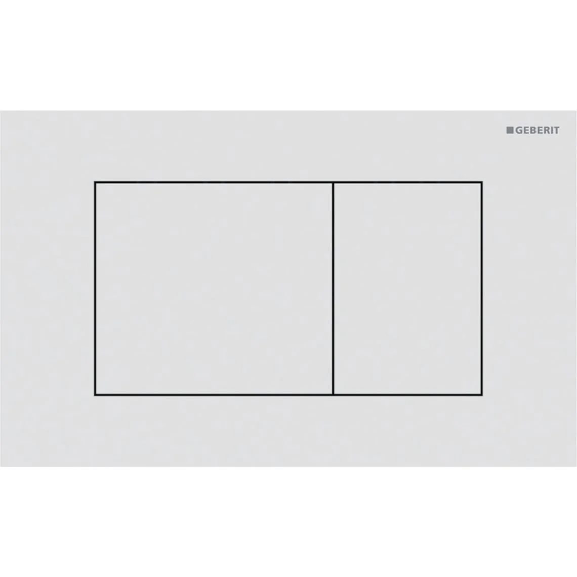 Клавіша змиву Geberit Sigma40 Square, нерж.сталь, білий матовий (115.629.JT.1)