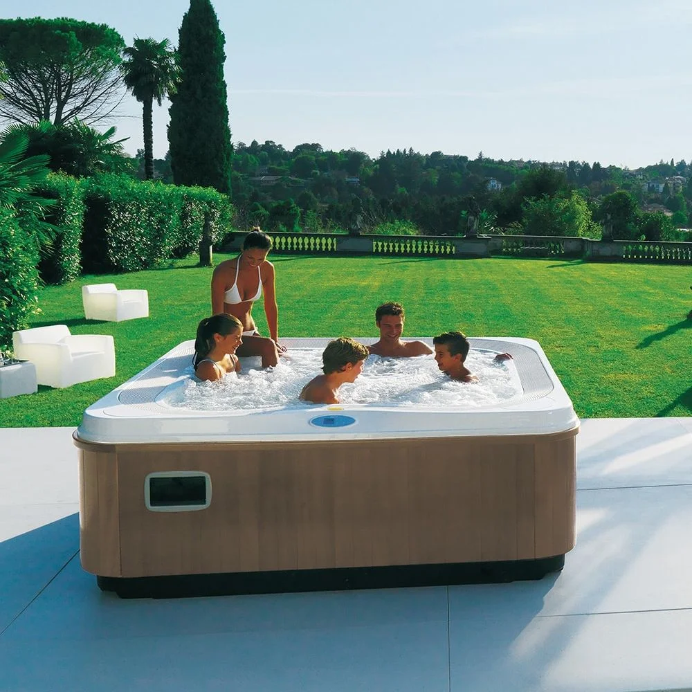 Басейн SPA Jacuzzi Profile 235/239 x 211/215x 93 H, ароматерапія, ClearRay, Cobalt/TEAK (944486397)