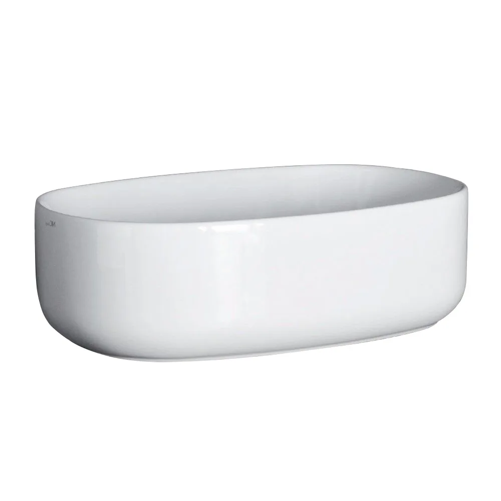 Умивальник на стільницю Nic Design Semplice 60х40х15 см, білий матовий (001377003)