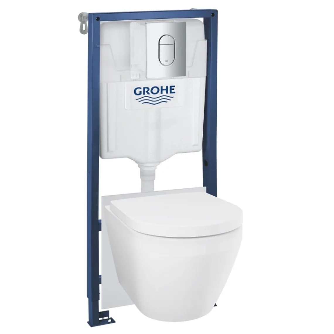 Комплект унітазу підвісного з інсталяцією Grohe Solido 5-в-1 (102514SH00)