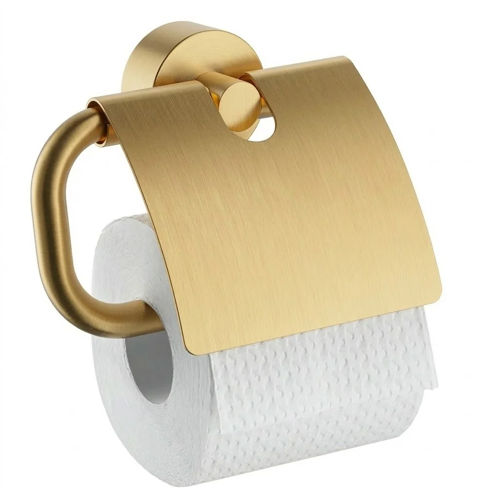 Тримач туалетного паперу Axor Uno, настінний, Brushed Gold Optic (41538250)