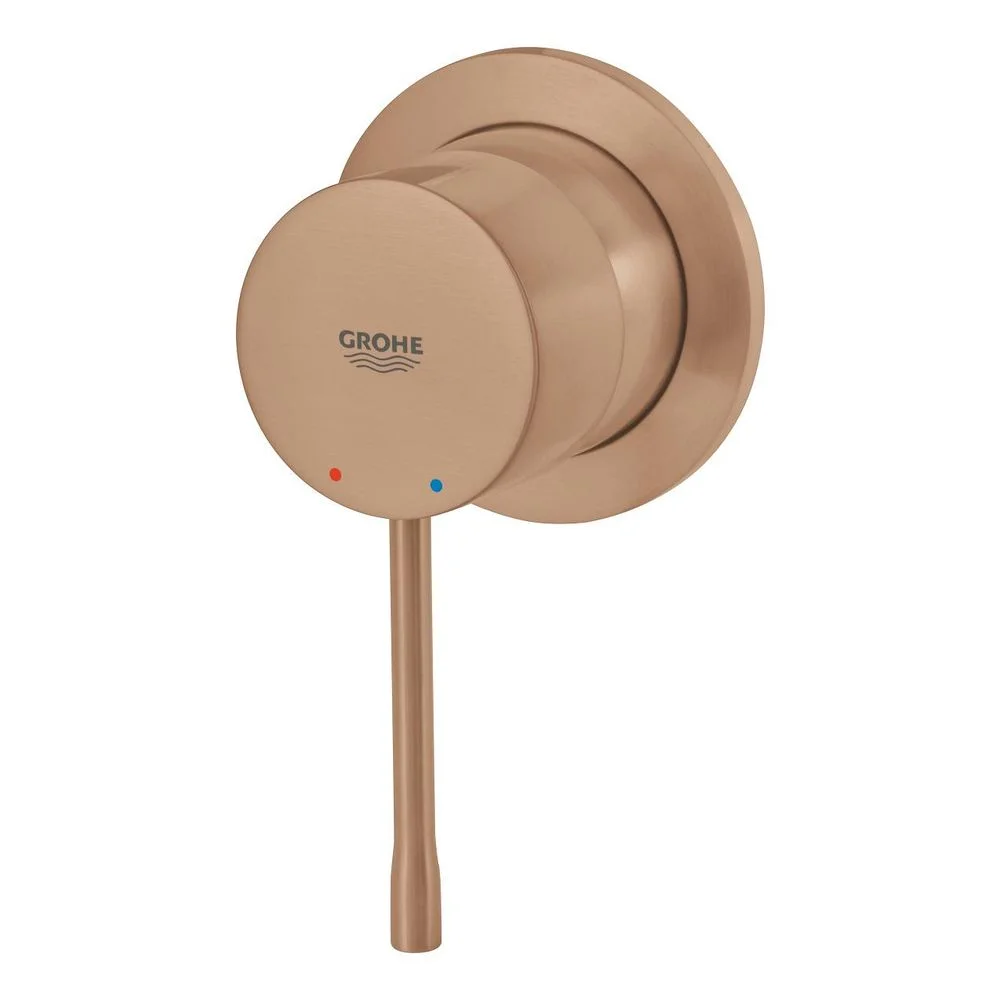 Змішувач для душу Grohe Essence одноважільний, прихованого монтажу, brushed warm sunset (29197DL0)