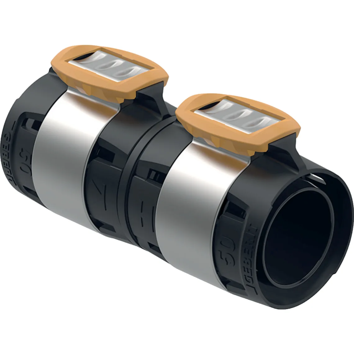 Муфта Geberit FlowFit: матеріал = PPSU, d = 50 мм (620.015.00.1)