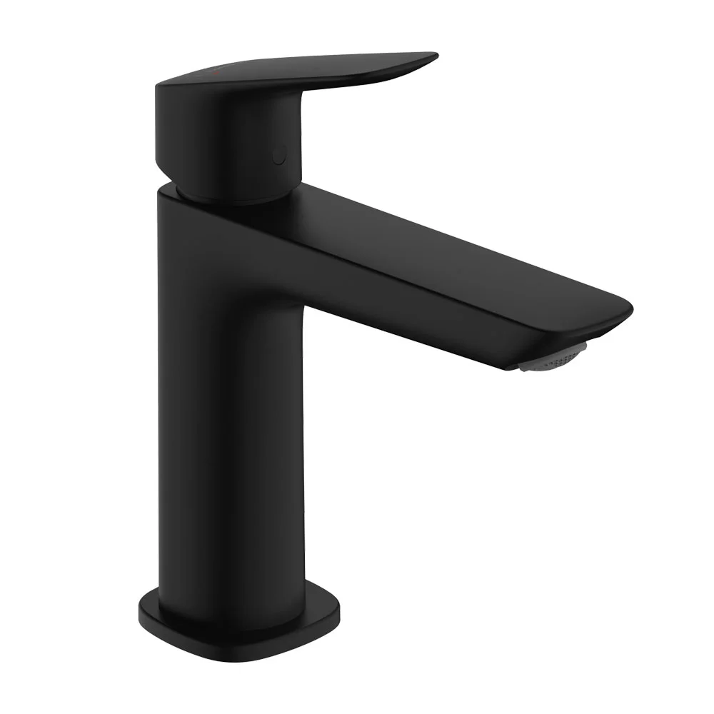 Змішувач Hansgrohe Logis Fine 110 для умивальника без донного клапана, Matt Black (71253670)