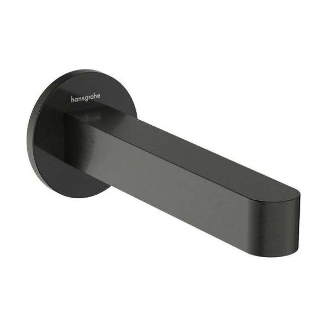 Вилив Hansgrohe Finoris на ванну, виступ 189 мм, Brushed Black Chrome (76410340)