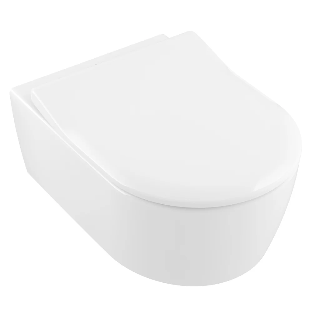 Унітаз підвісний Villeroy & Boch Avento Rimless з кришкою SoftClosing (5656RS01)