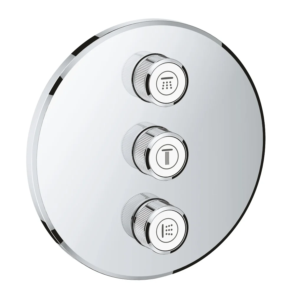 Комплект верхньої монтажної частини для вентиля на три виходи Grohe Grohtherm SmartControl (29122000)