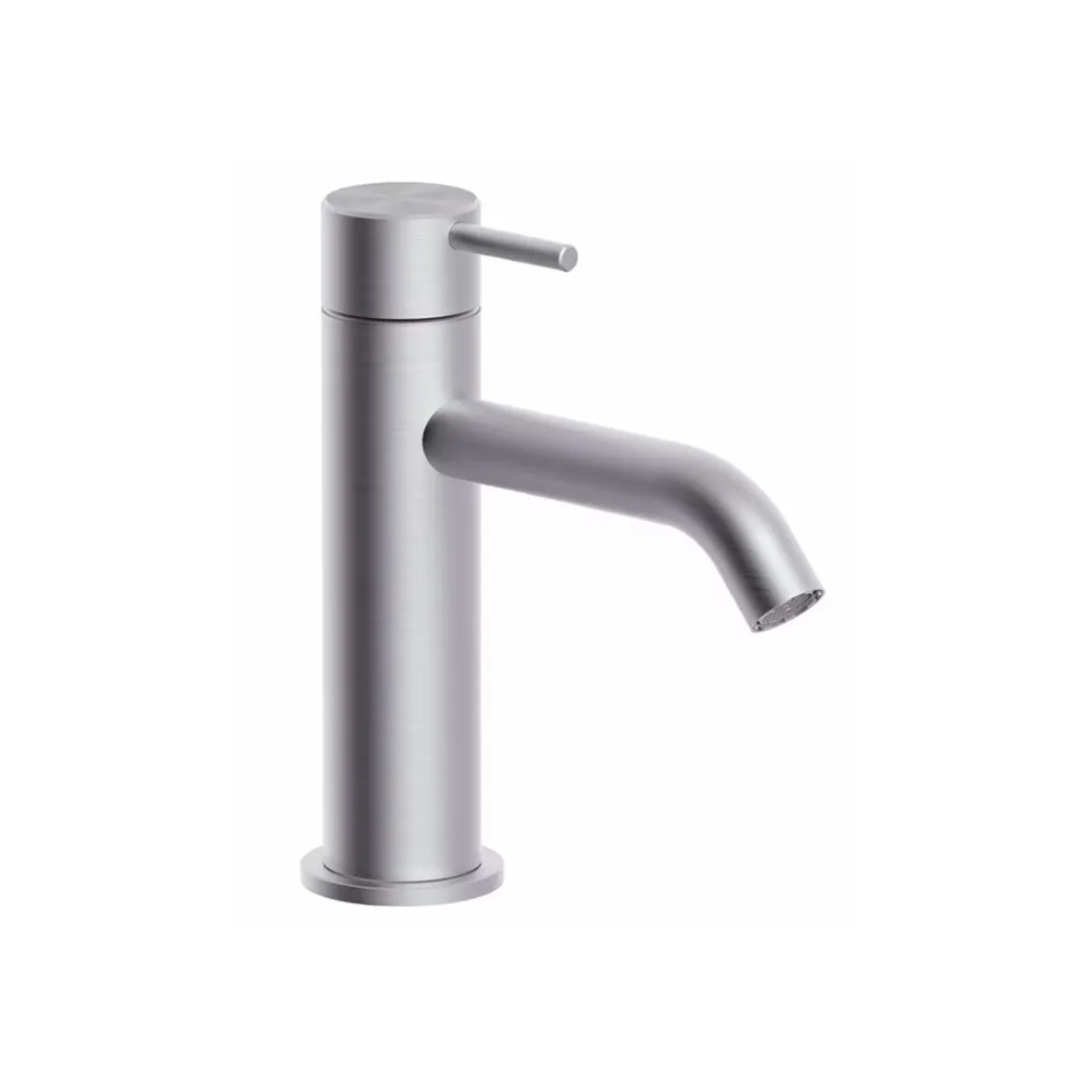 Змішувач для умивальника Paffoni Inox Tech, без донного клапана, Steel (INOX071AC)
