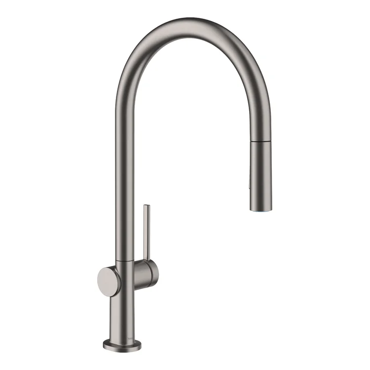 Змішувач для кухні Hansgrohe Talis M54 210 2jet з витяжним виливом, Brushed Black Chrome (72800340)