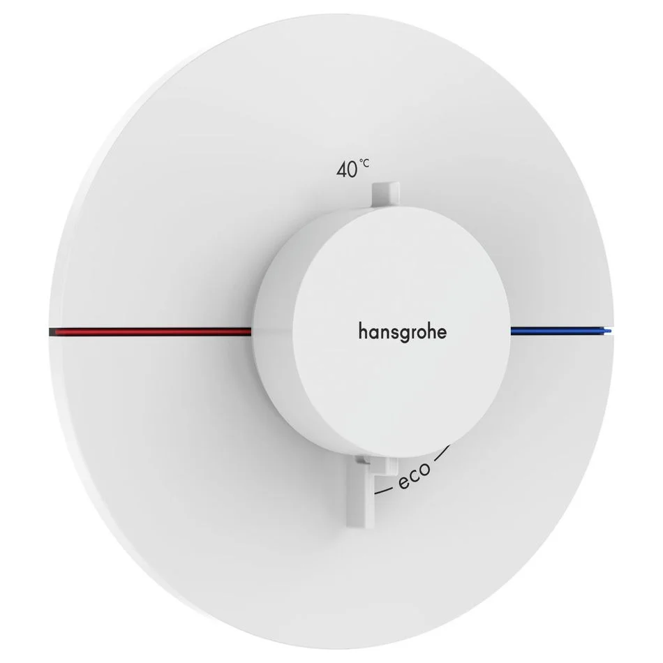 Термостат прихованого монтажу Hansgrohe ShowerSelect Comfort S HighFlow, Matt White (15559700)