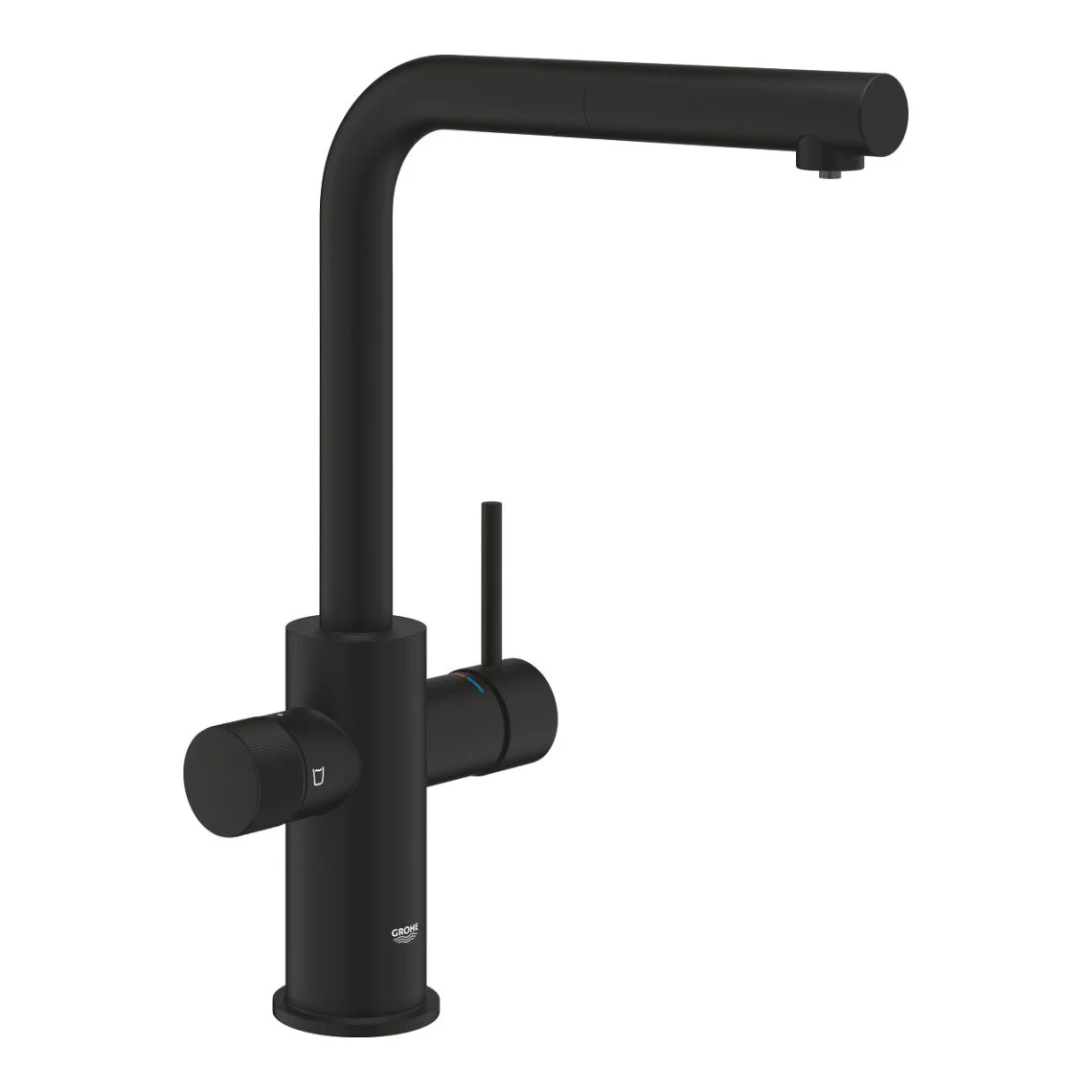 Змішувач для кухні Grohe Blue Pure Minta, під зворотний осмос, чорний (30590KF0)