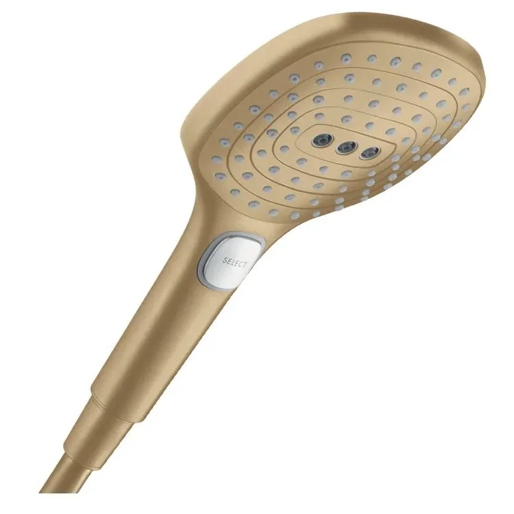 Ручний душ Hansgrohe Raindance Select E PowderRain 120 3jet P EcoSmart, Brushed Bronze (28728140)