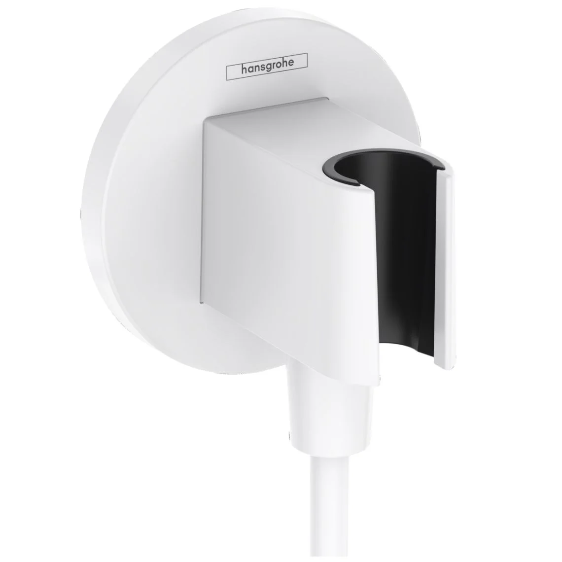 Шлангове підключення Hansgrohe FixFit Porter S з тримачем, Matt White (26888700)