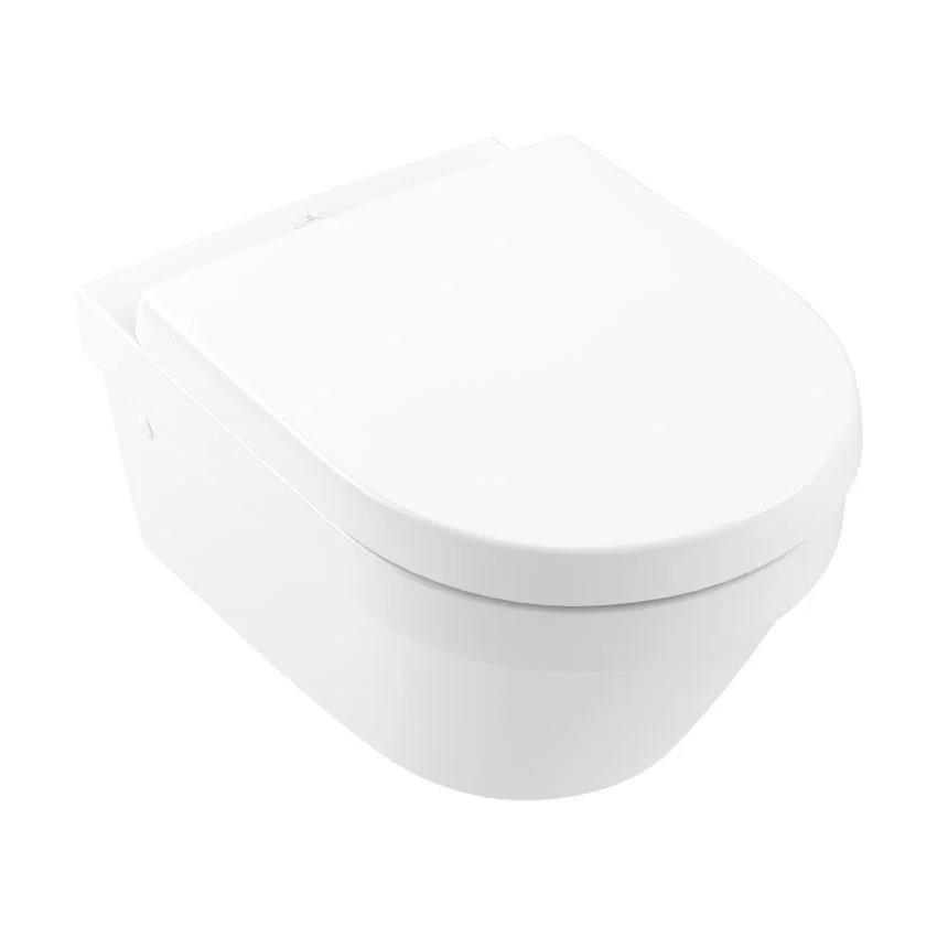 Унітаз підвісний Villeroy & Boch Architectura Directflush без обідка, з кришкою Soft Closing, білий (4694HR01)
