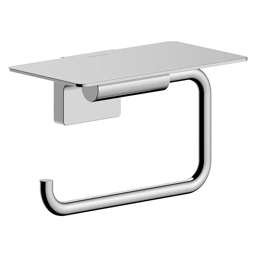 Тримач туалетного паперу з полицею Hansgrohe AddStoris S, Chrome (41789000)
