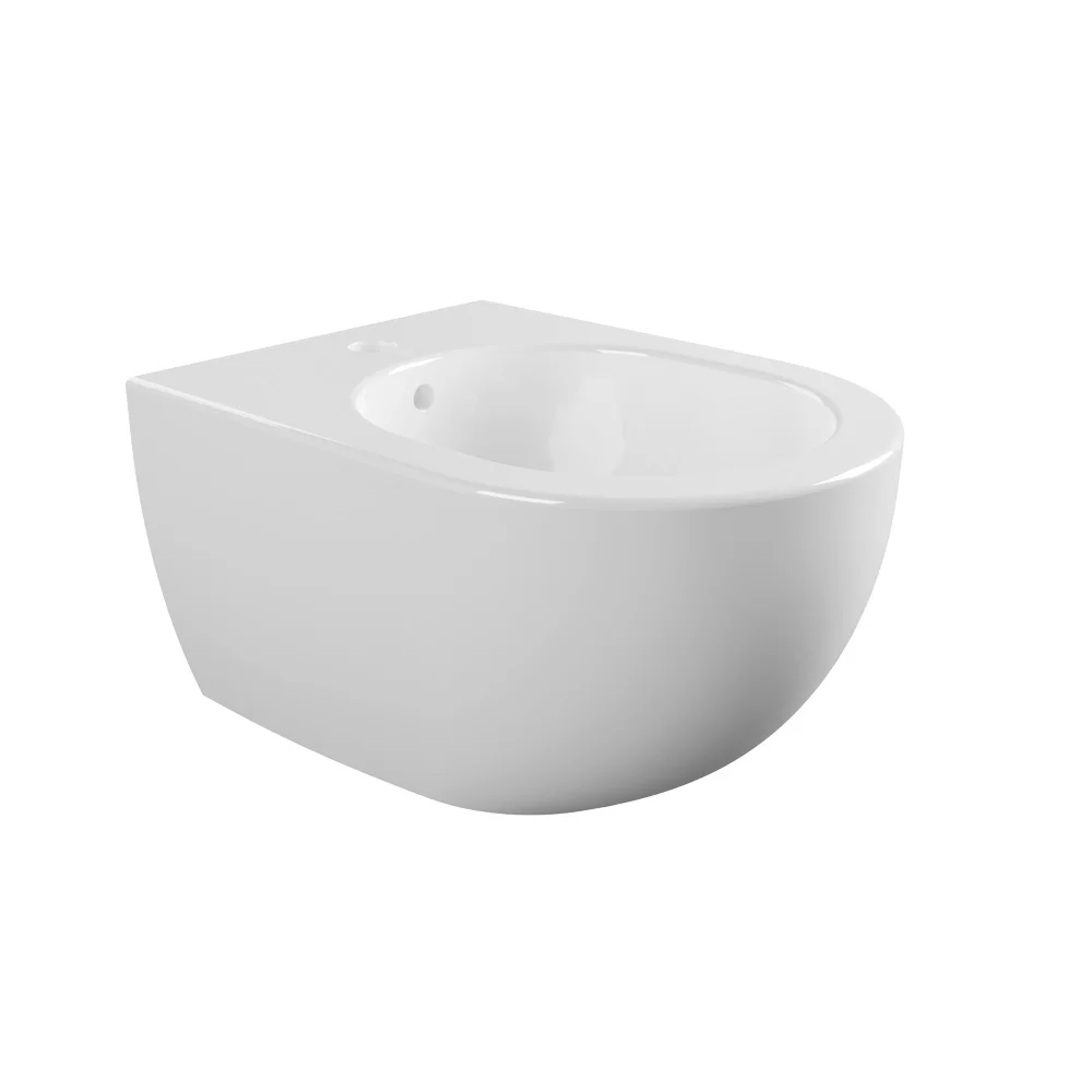 Біде підвісне Flaminia MINIAPP 48,5x36 h27cm, укорочене, білий глянсовий (AP219)