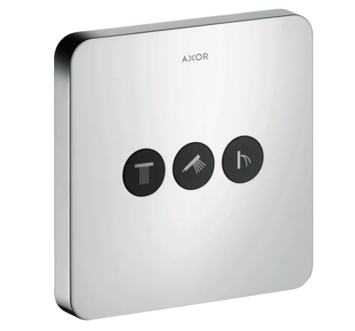 Запірний вентиль AXOR Shower Select Softcube на 3 режиму, хром (36773000)