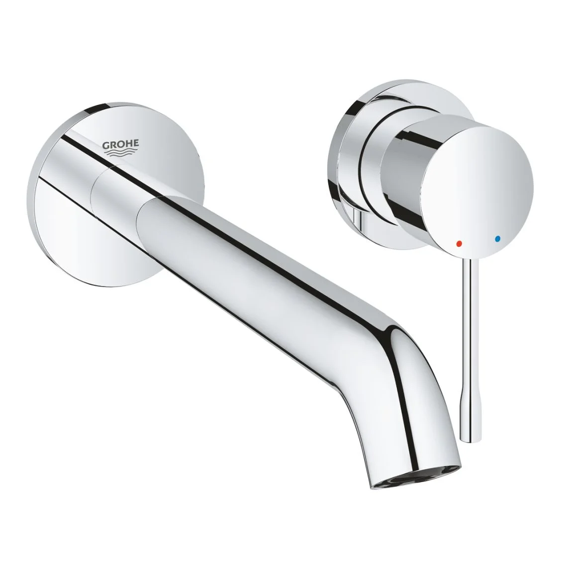 Змішувач для умивальника Grohe Essence New L-Size, зі стіни, зовнішня частина, хром (29193001)