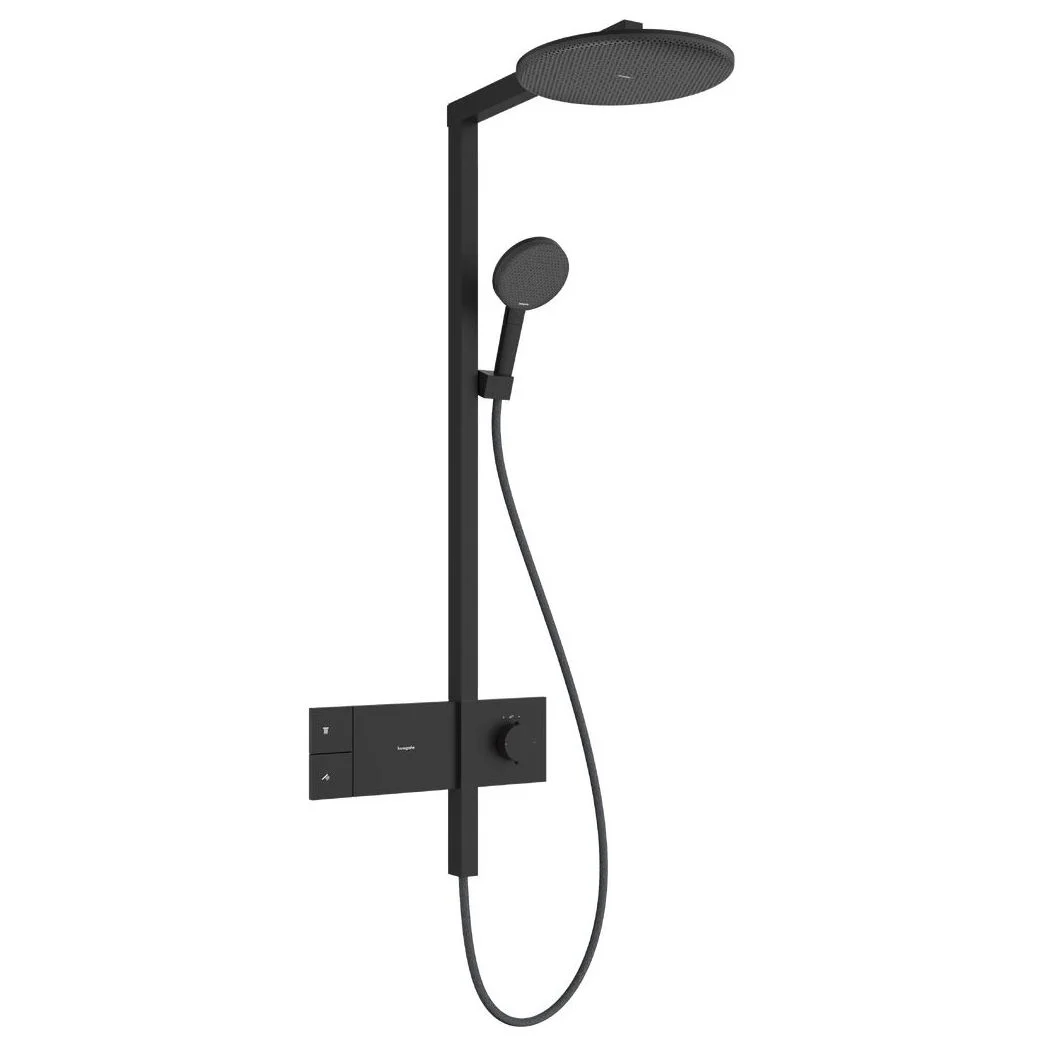 Душова система Hansgrohe Raindance Alive S 300 1jet із ShowerSelect Comfort, Matt Black (24582670)