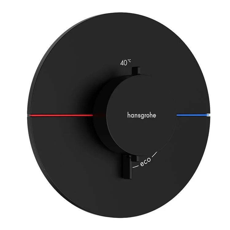 Термостат для душу Hansgrohe ShowerSelect Comfort S HighFlow, прихованого монтажу, Matt Black (15559670)