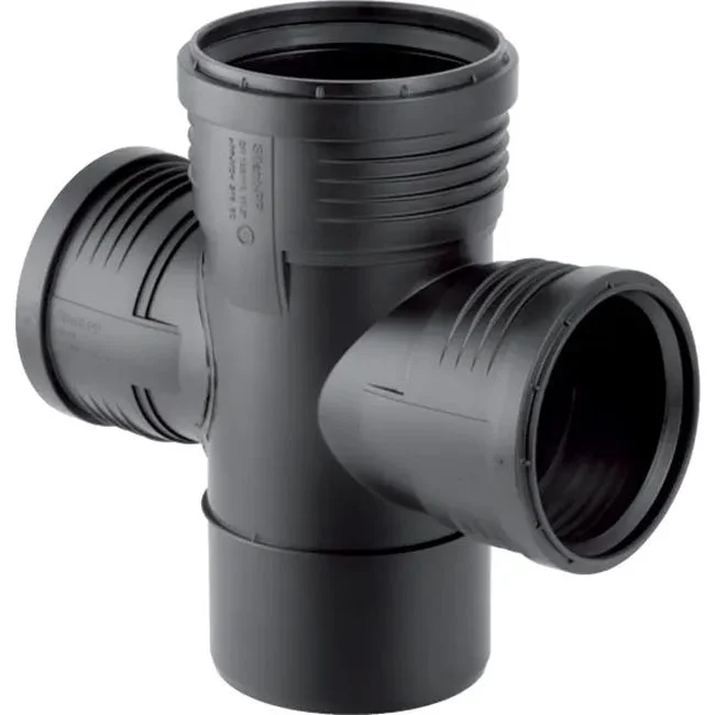 Хрестовина Geberit Silent-PP двоплощинна 87.5°: d=125мм, d1=110мм (390.665.14.1)