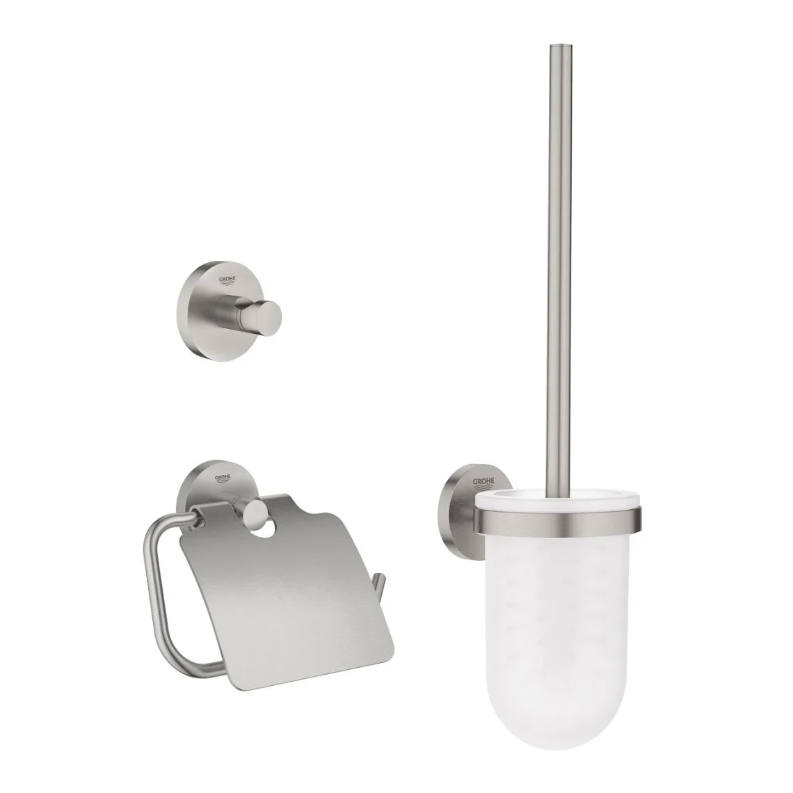 Набір аксесуарів Grohe Essentials настінний монтаж, суперсталь (40407DC1)