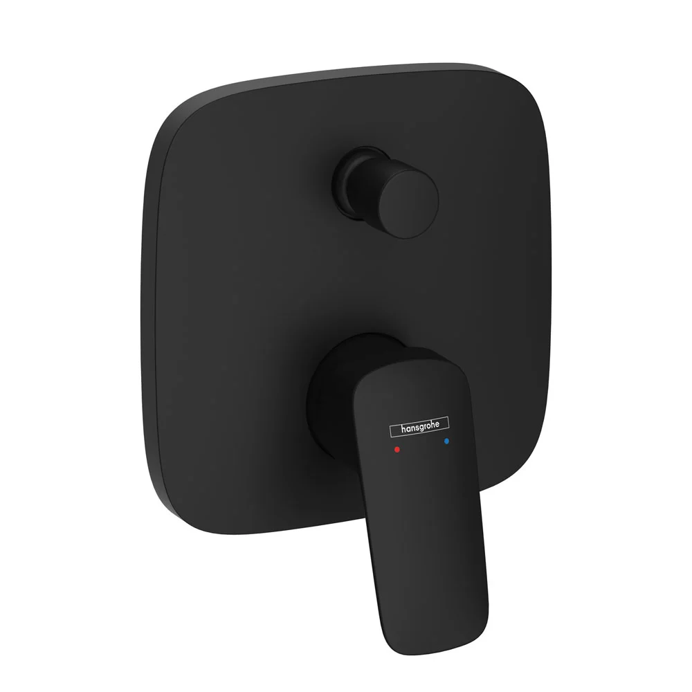 Змішувач Hansgrohe Logis прихованого монтажу ванна/душ, верхня частина, Matt Black (71405670)