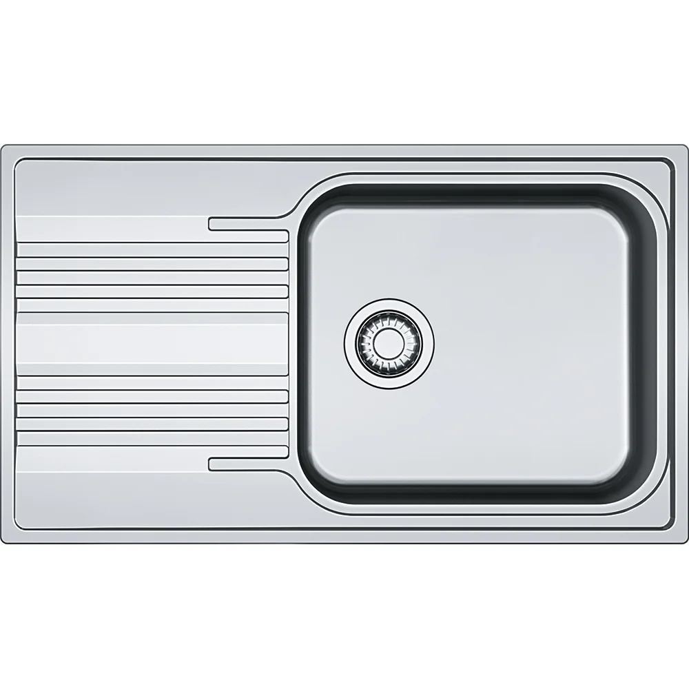 Кухонна мийка Franke SRX 611-86 XL, оборотна, вентиль, сифон, 86х50, нержавіюча сталь полірована (101.0456.705)