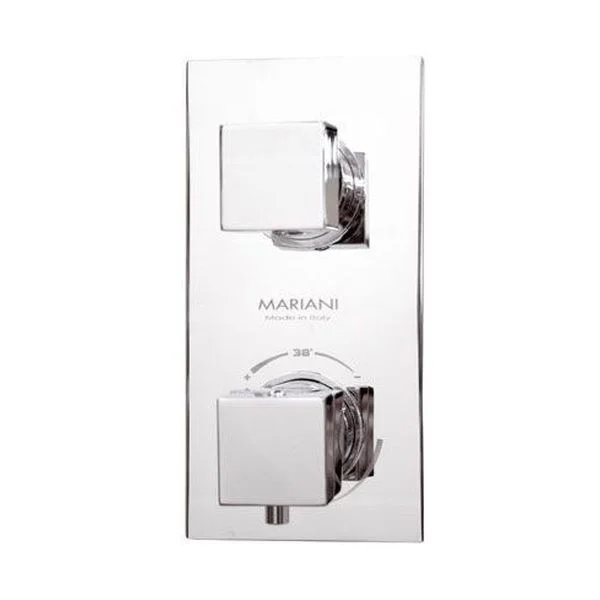 Термостат для душу Mariani Wellness на 2 напрямки, хром (126Q1)