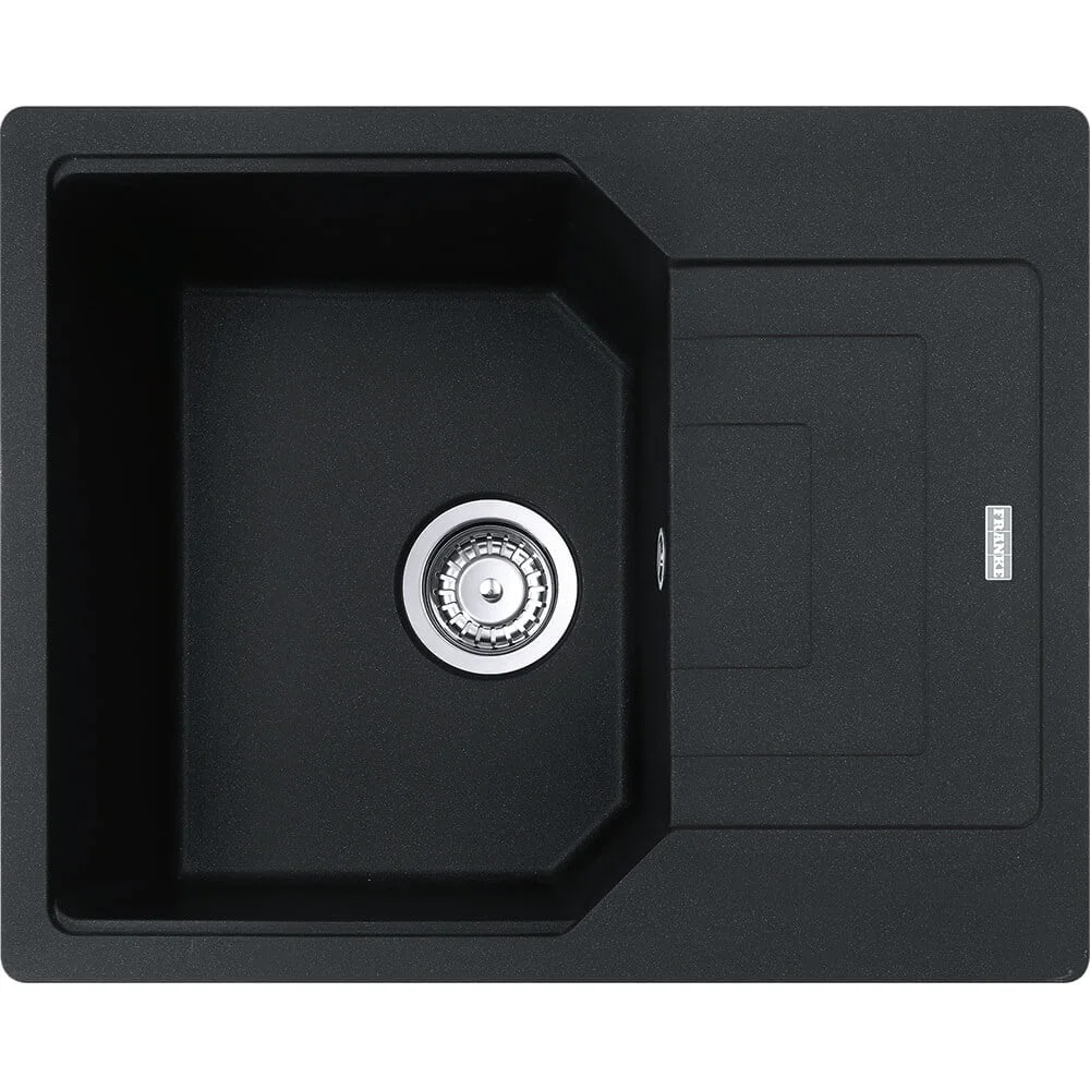 Кухонна мийка Franke UBG 611-62, накладна, оборотна, 62x50, граніт онікс (114.0701.807)