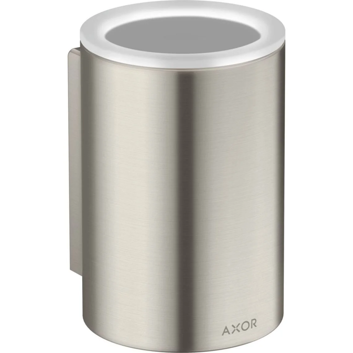 Стакан Axor Universal Circular, підвісний, Stainless Steel Optic (42804800)