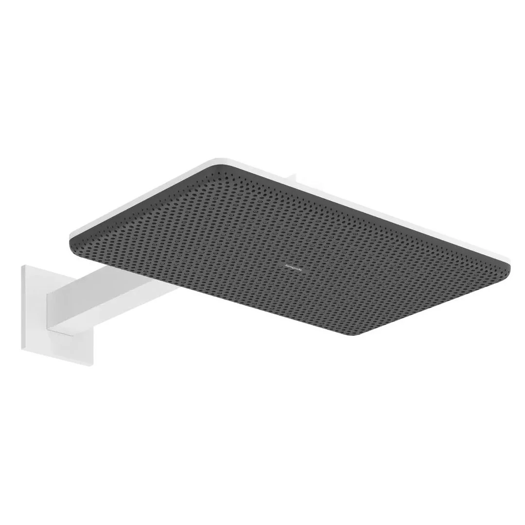 Верхній душ Hansgrohe Raindance Alive Q 340/210 2jet з утримувачем, Matt White (24550700)