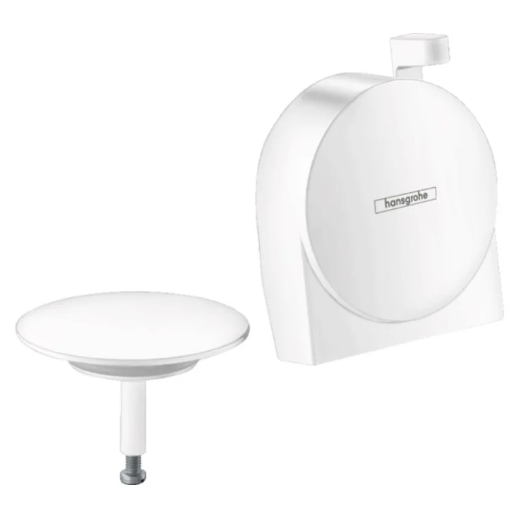 Зовнішня частина Hansgrohe Exafill S до сифона на ванну з наповненням, білий матовий (58117700)