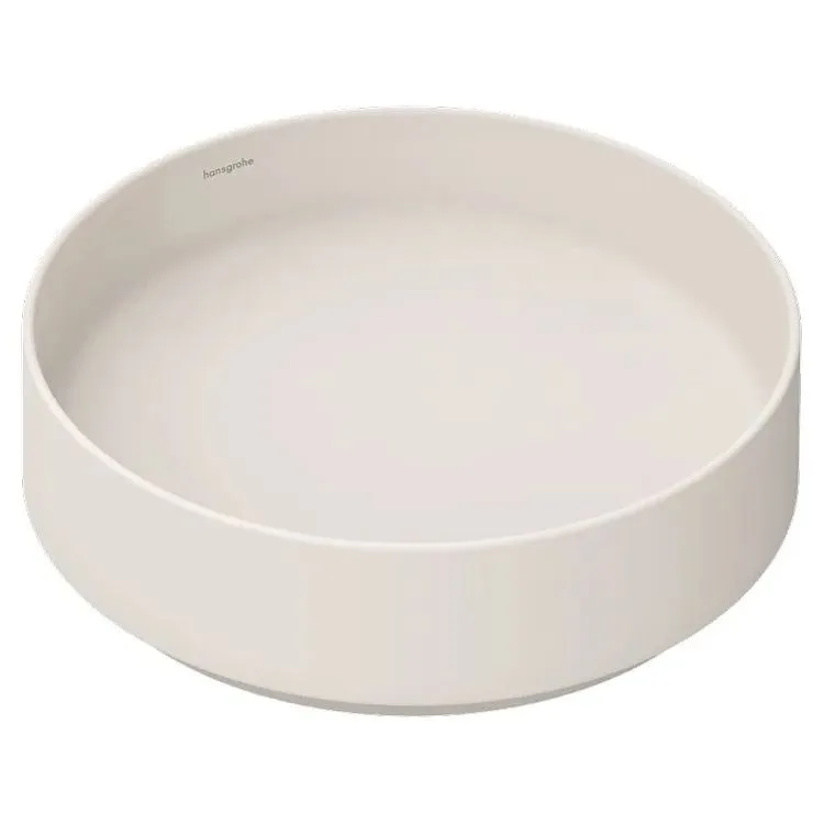 Умивальник накладний Hansgrohe Xuniva Evo S без переливу d400 мм, Sand Matt Beige (60323780)