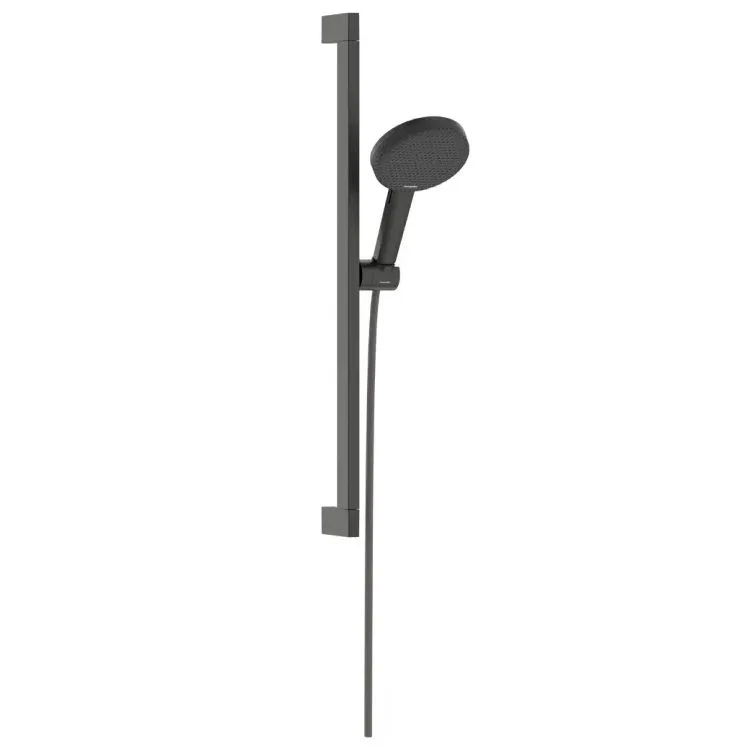 Душовий набір Hansgrohe Raindance Alive Select S 3Jet EcoSmart 65 см E, Brushed Black Chrome (24600340)