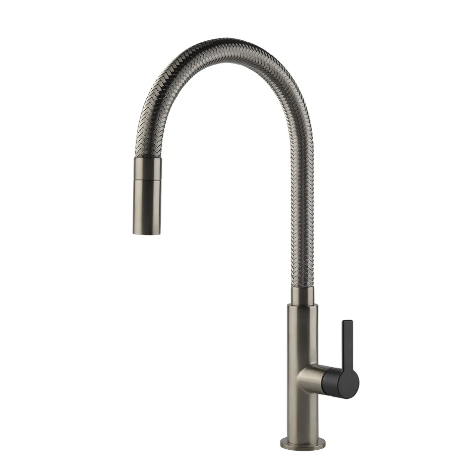 Змішувач для кухні Gessi Mesh, Finox/Matt Black (60003599)