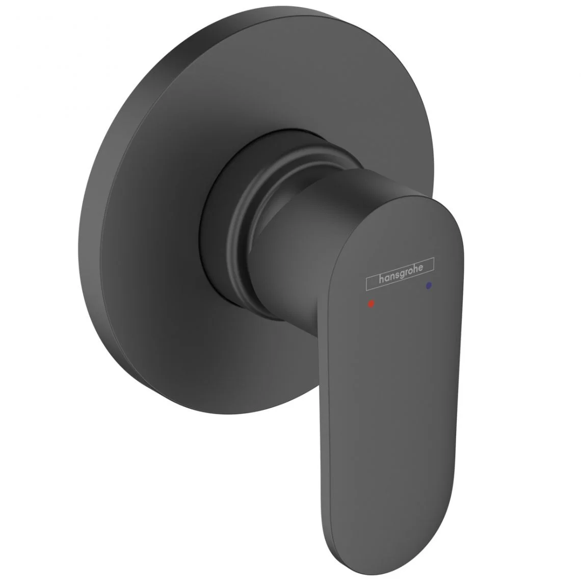 Змішувач для душа Hansgrohe Vernis Blend прихованого монтажу D110, чорний матовий (71649670)