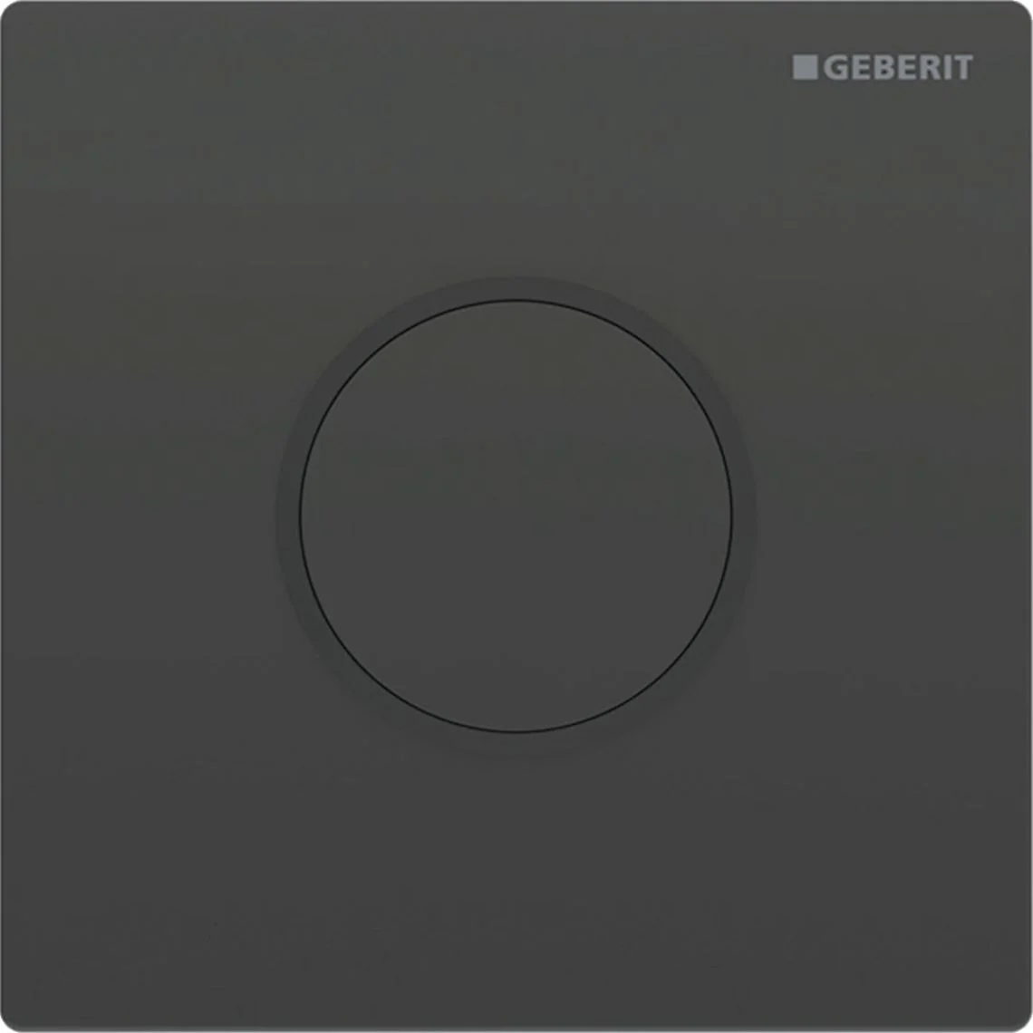 Привід для змиву пісуару Geberit Hy Touch ІЧ живлення від батарей, захисна панель, тип 10, чорний (116.035.DW.1)