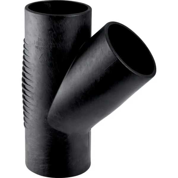 Трійник Geberit Silent-db20 Y-подібний 45 ° d = 90х75 мм (308.074.14.1)