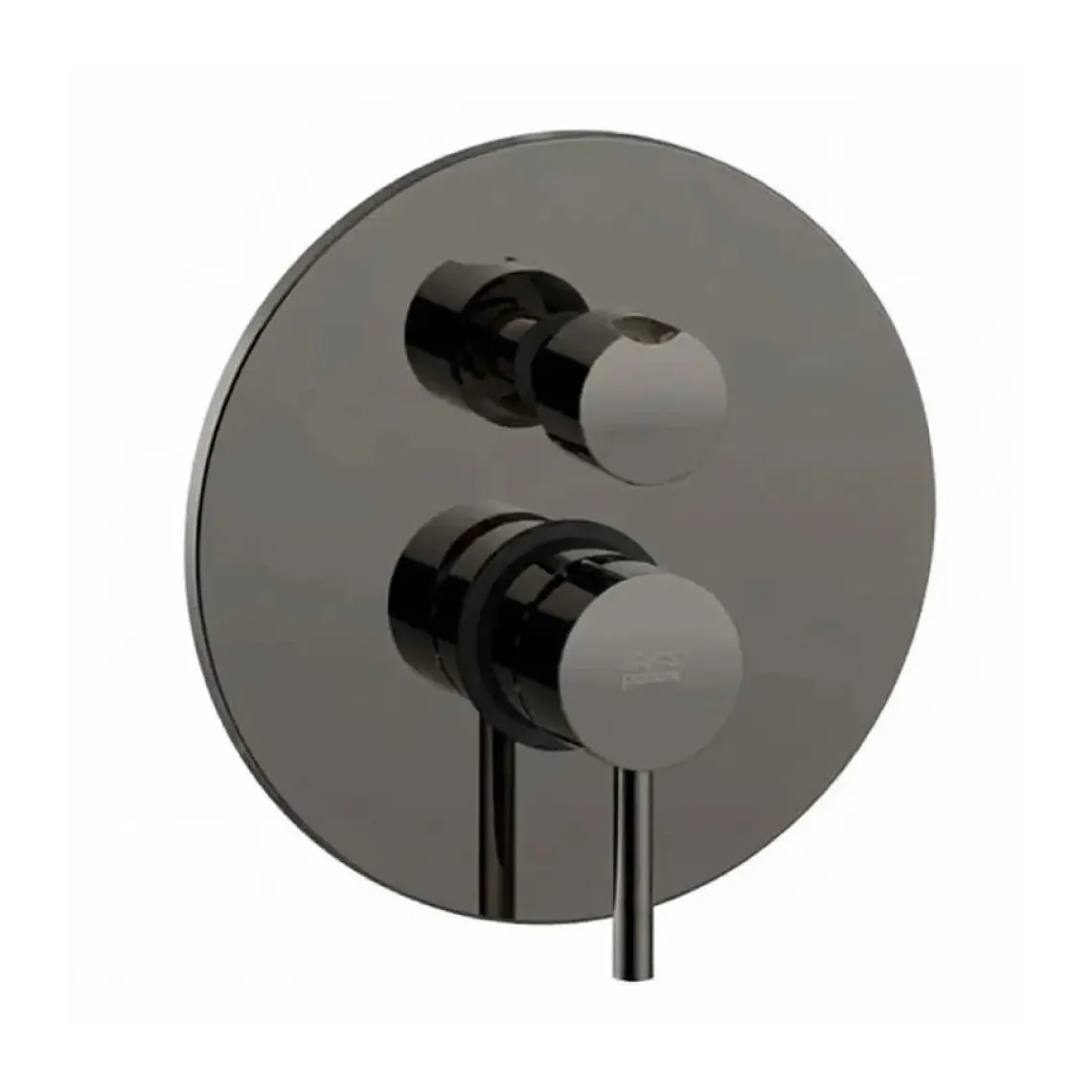 Змішувач для ванни/душу Paffoni Light на 3 виходи, Black Chrome (LIG019NKN)