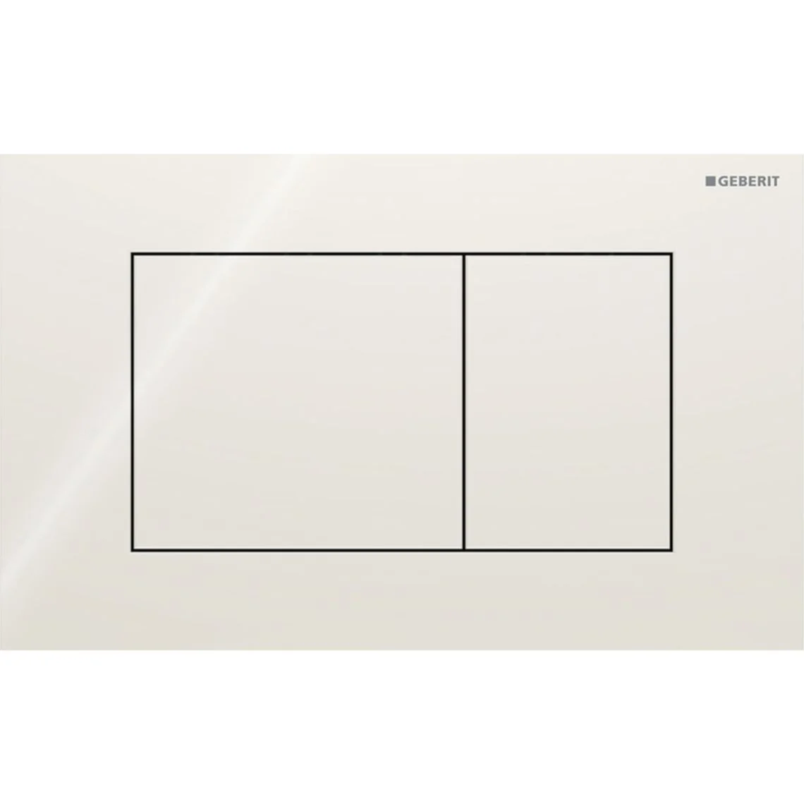 Клавіша змиву Geberit Sigma40 Square, скло, пісочно-сірий (115.629.JL.1)