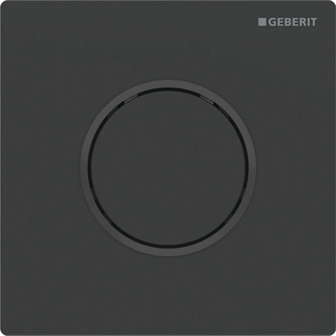 Клавіша змиву Geberit Sigma 10 для пісуару, чорний матовий/чорний (116.015.16.1)