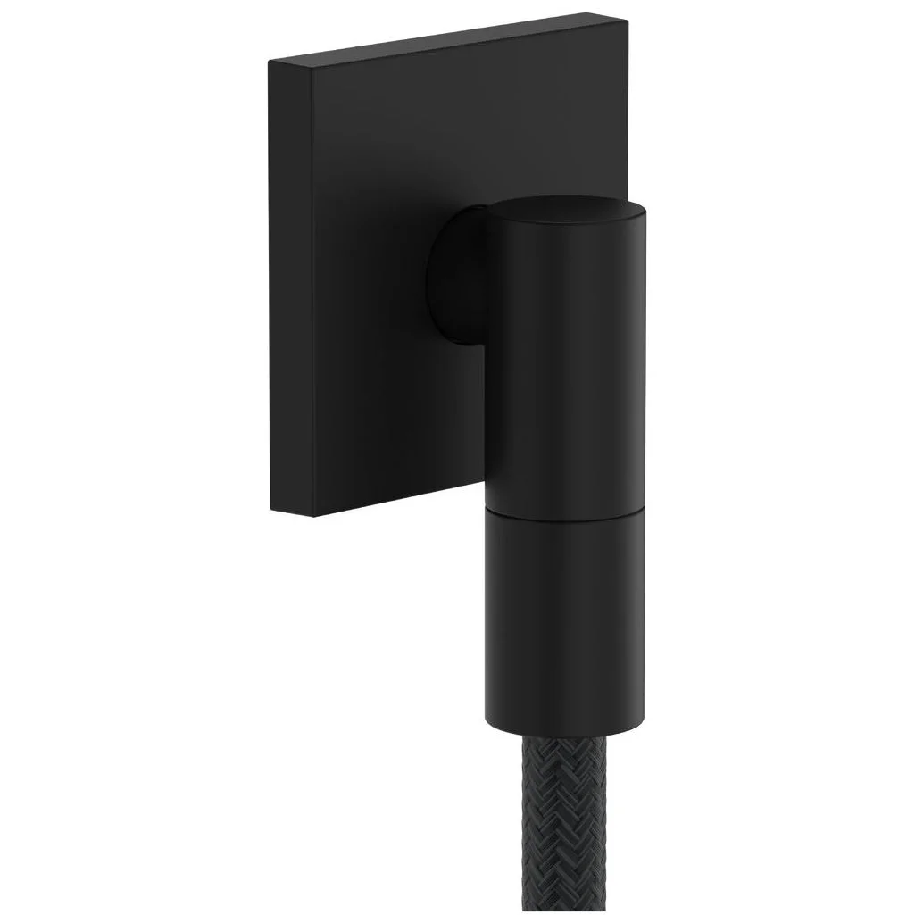 Шлангове підключення Hansgrohe FixFit Fine E, Matt Black (28883670)