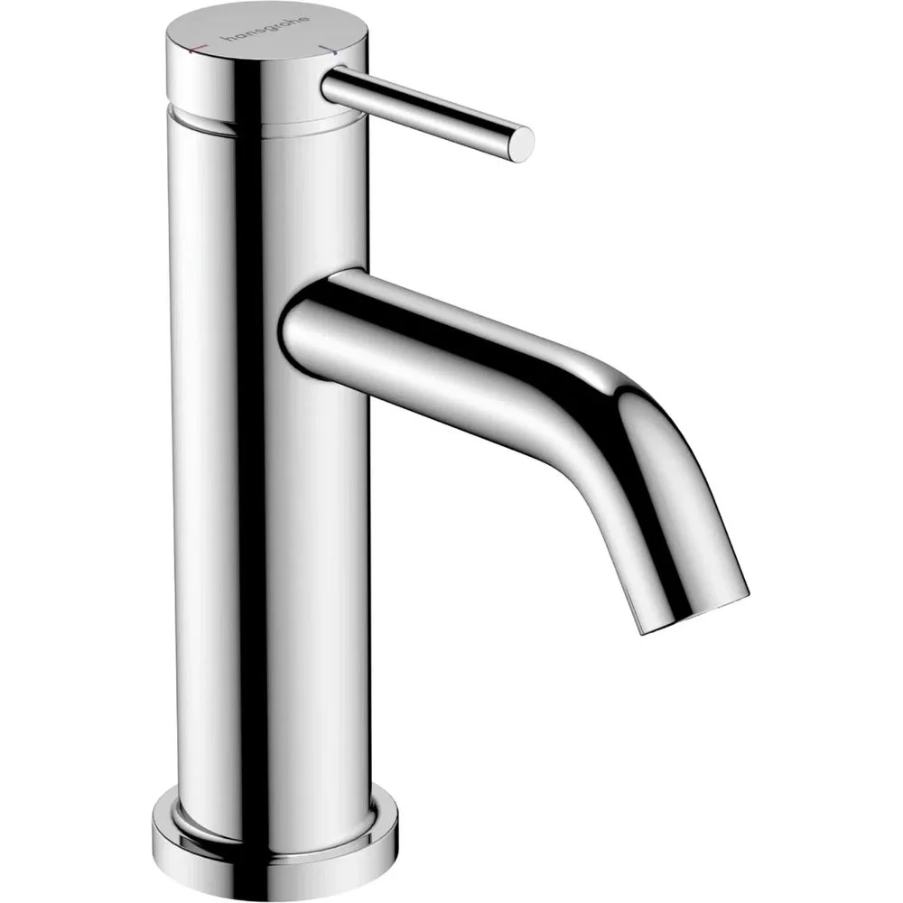 Змішувач для умивальника Hansgrohe Tecturis S 80 CoolStart без донного клапана, хром (73301000)
