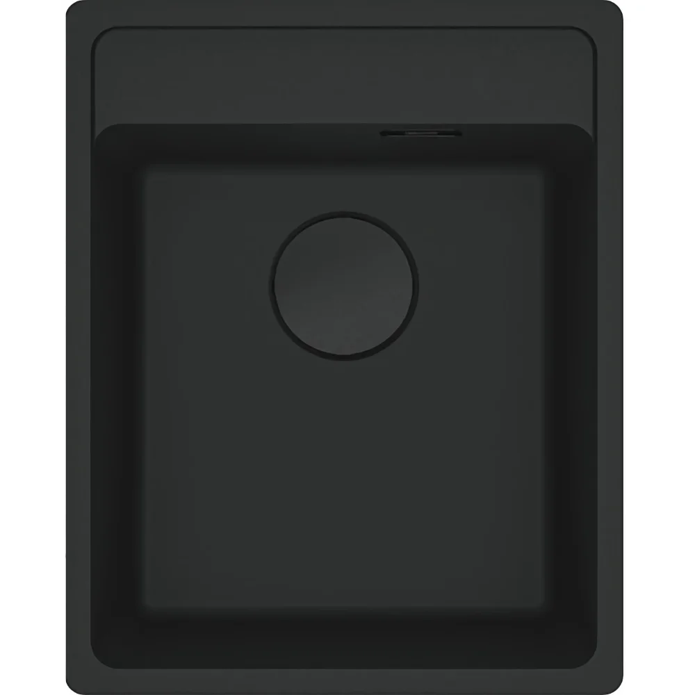 Кухонне миття Franke MRG 610-37 TL Black Edition, накладне, 41x51, граніт чорний матовий (114.0699.230)