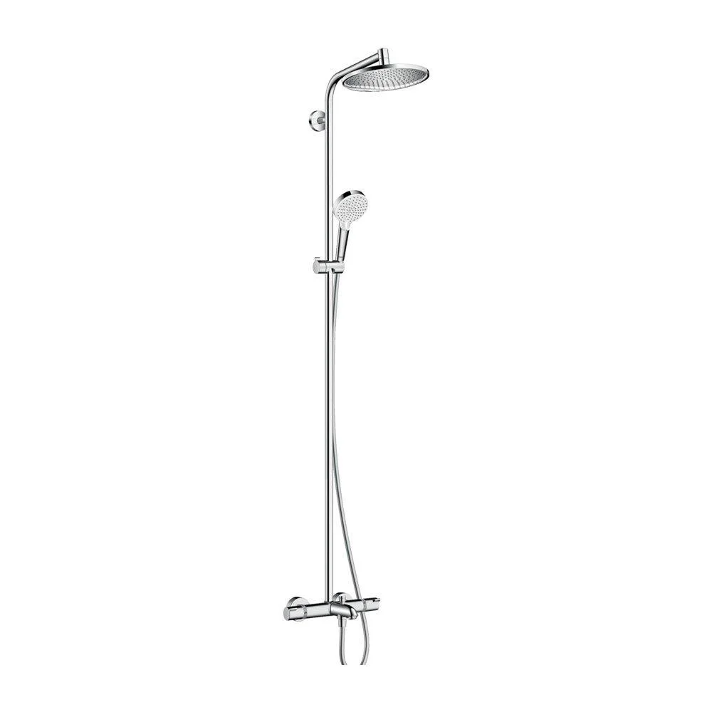 Душова система Hansgrohe Crometta S 240 1jet Showerpipe для ванни, хром (27320000)