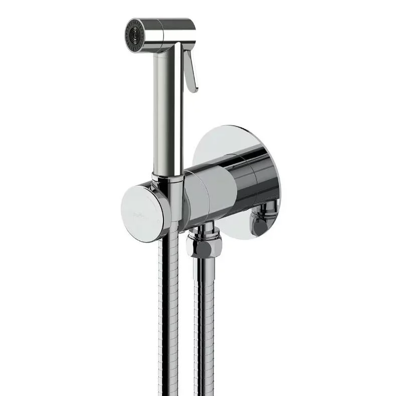 Гігієнічний душ Paffoni new BIDET KIT із запірним змішувачем, хром (ZDUP128CR)