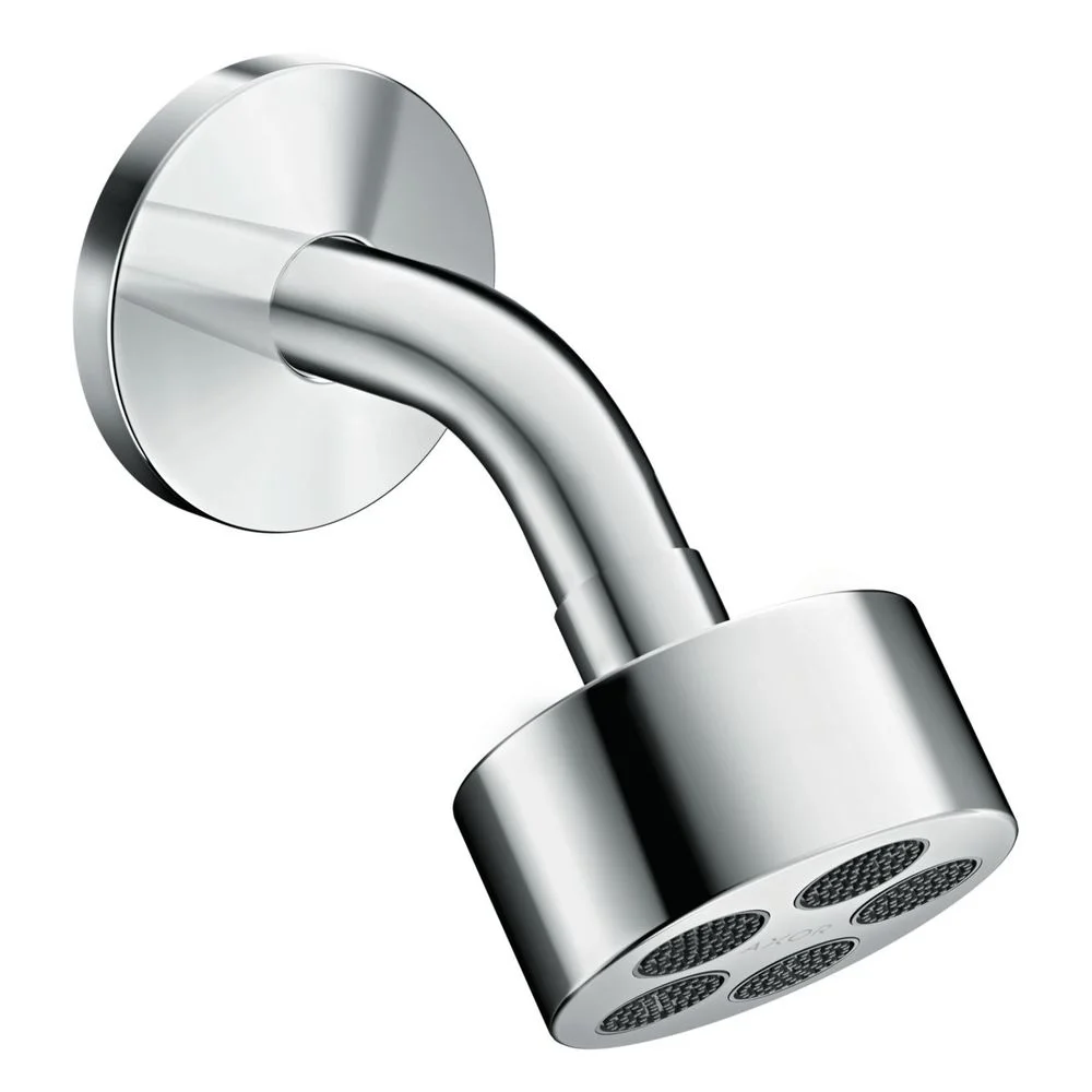 Верхній душ AXOR One 75 1jet EcoSmart з власником, хром (48490000)
