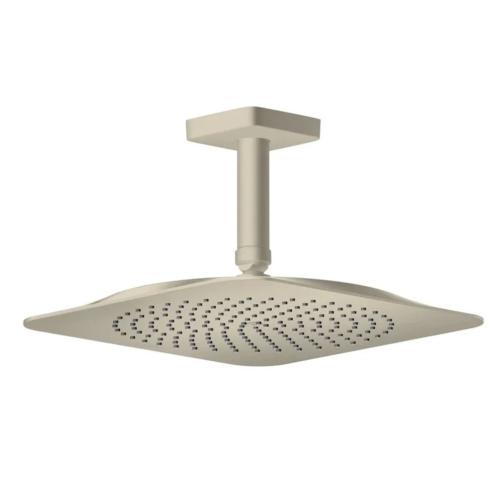 Верхній душ Axor Citterio C 270х270 1jet EcoSmart+ P з кронштейном стельовим 100 мм, Brushed Nickel (28793820)
